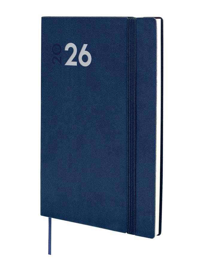 Agenda Finocam Mara Y10 sem/vista vertical cat 2026 azul