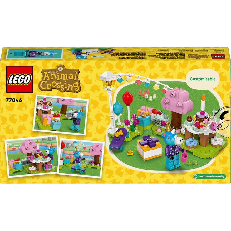 LEGO® Animal Crossing Fiesta de cumpleaños de Azulino 77046