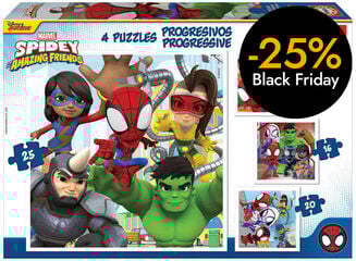 Puzle Progressius 12-16-20-25 Spidey