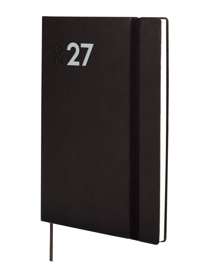 Agenda Finocam Mara Semana Vista Horizontal 2027 Catal&aacute;n Negro