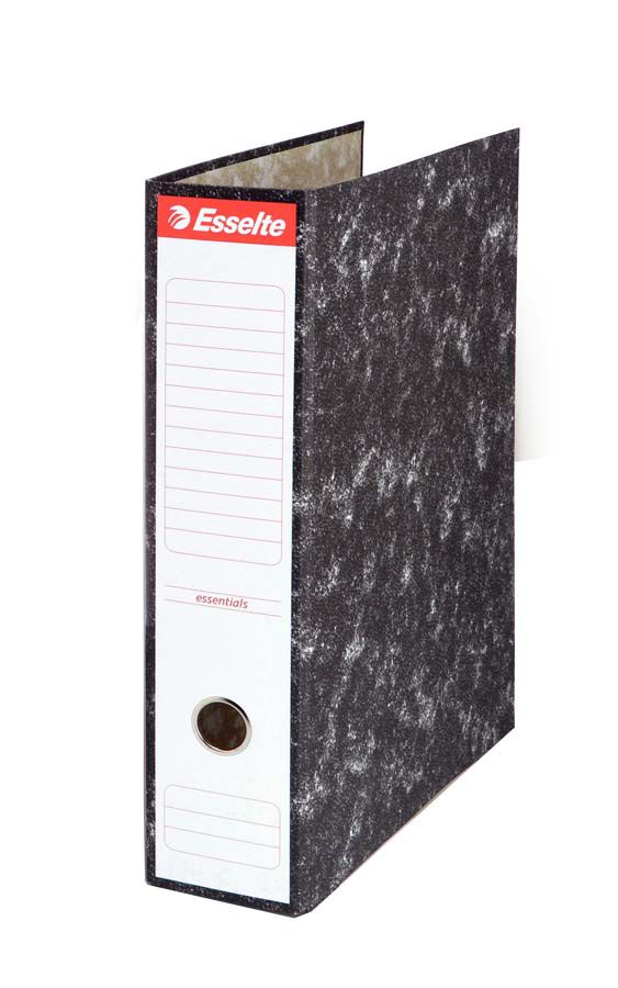 Arxivador palanca Esselte llom ample A4 A-Z negre 20u