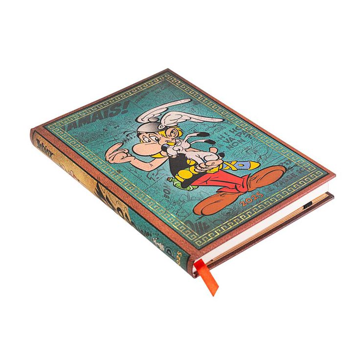 Agenda Paperblanks Asterix Midi sem/vista castellano 2025