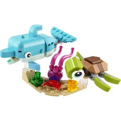 LEGO® Creator Delfín y Tortuga 31128