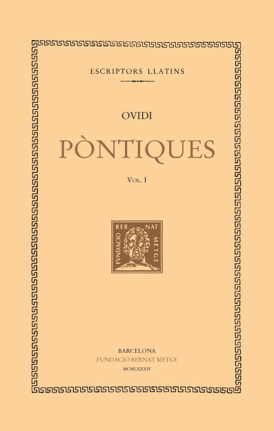 P&ograve;ntiques, vol. I