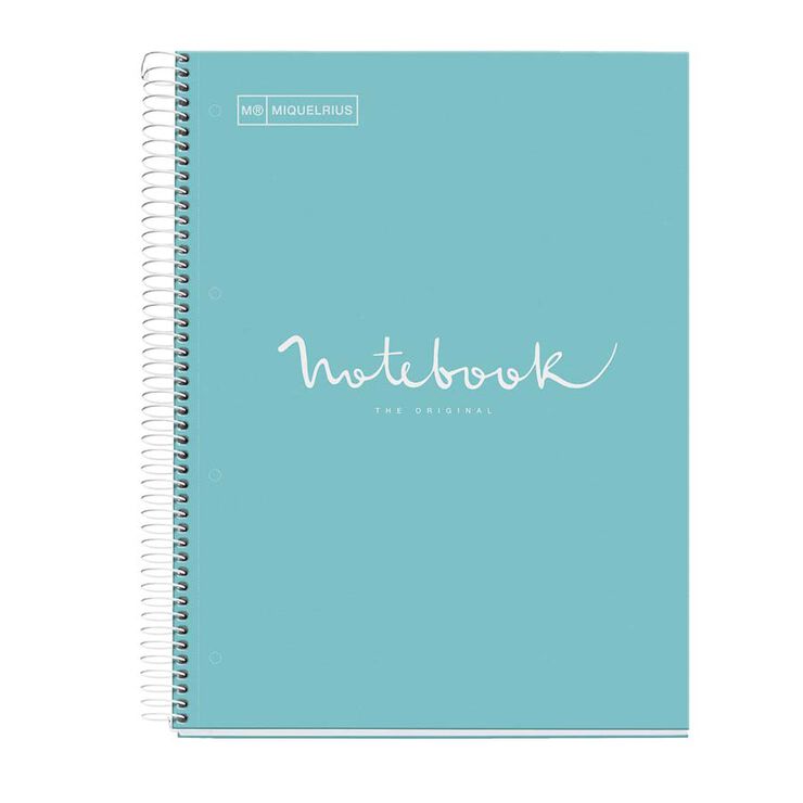 Notebook 5 A4 Tapa extrad. 120H Raya Mrius Emotions Azul cielo