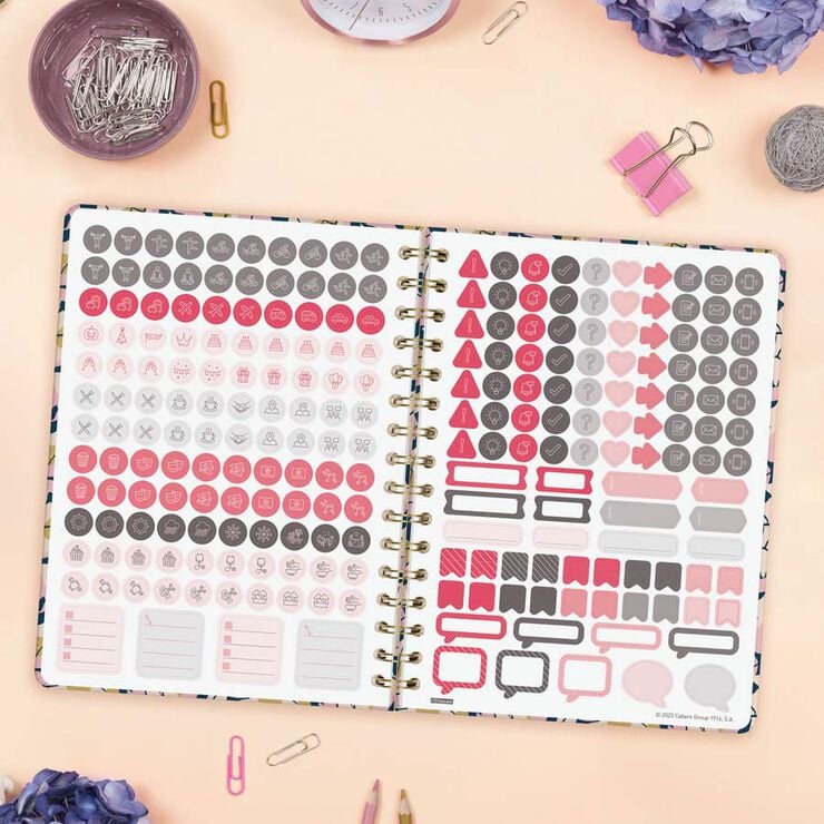 Agenda Finocam You E10 sem/vista horizontal cat 2026 Hojas