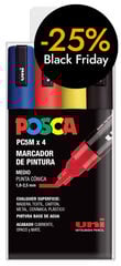 Rotuladores Posca PC-5M 1,8-2,5mm Basic 4 colores