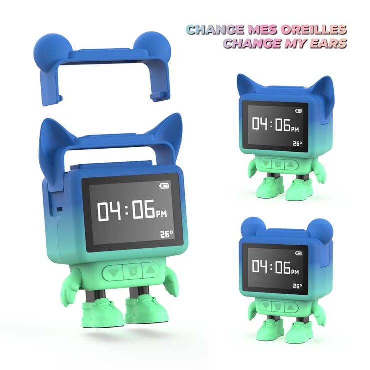 Altavoz Reloj Mob azul