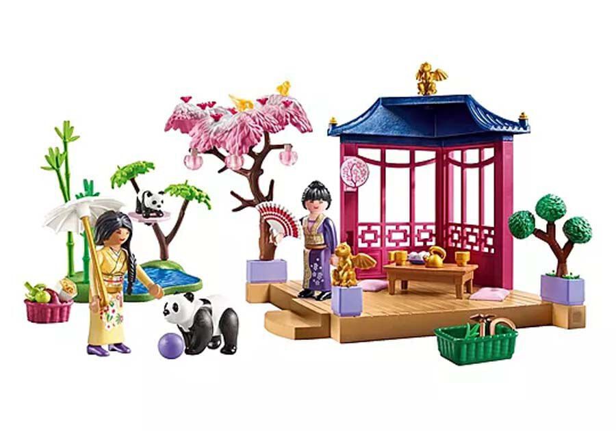 Playmobil Jard&iacute;n Asi&aacute;tico con Panda 71762