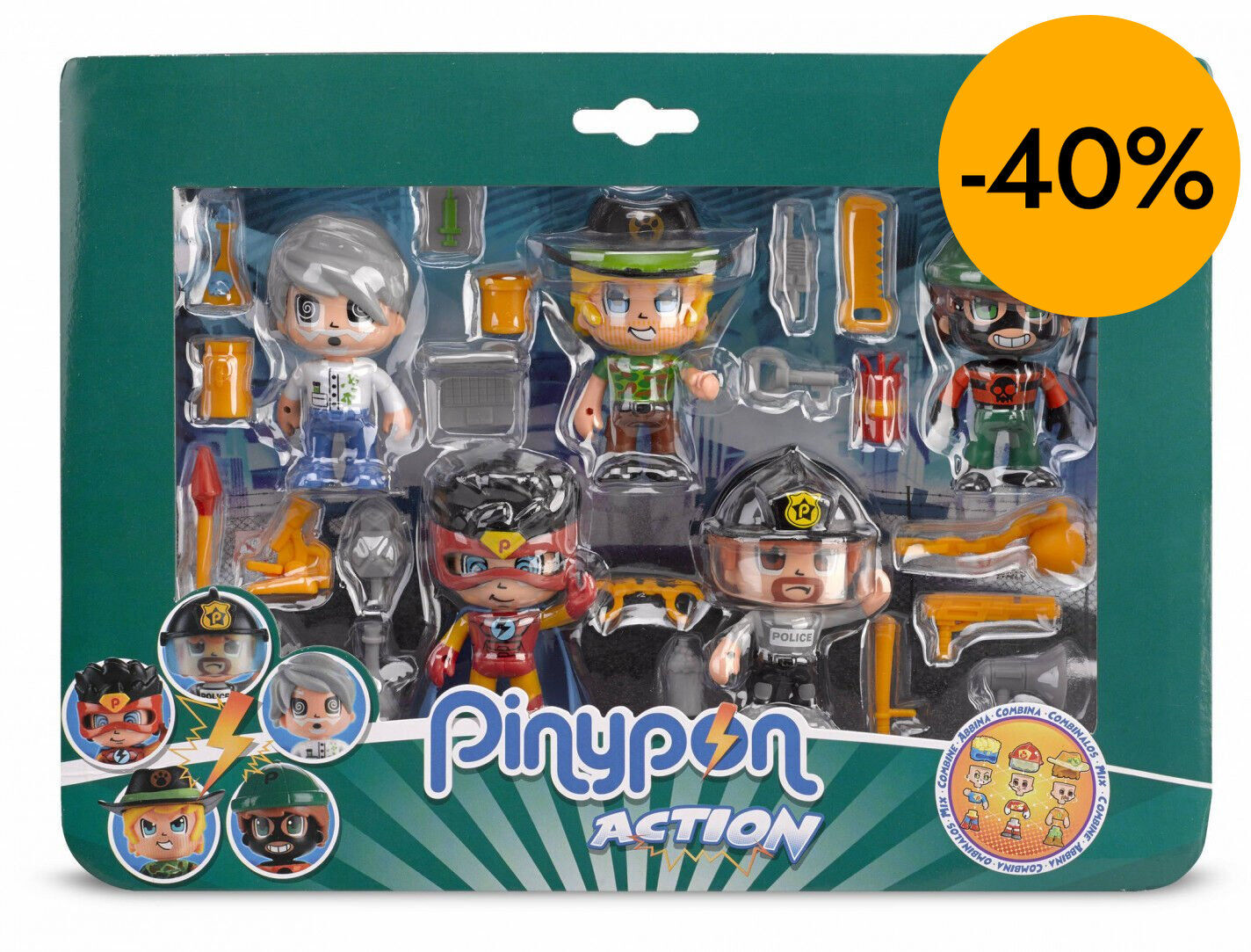 Figuras Pinypon Action 5U