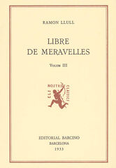 Llibre de meravelles vol. III Llibre de meravelles vol. III