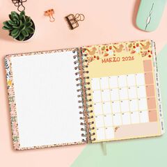 Agenda Finocam 16 meses Vitae 1/4 sem/vista cas 2025-26 verde