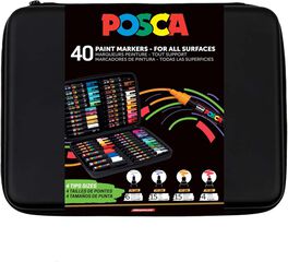 Maletí Posca Premium 40 peces