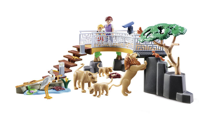 Playmobil Family Fun Recinto Exterior de Leones (70343)
