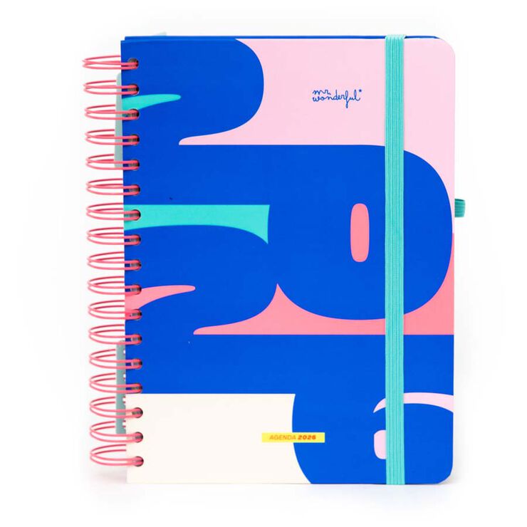 Agenda Mr.Wonderful dia/pàg 2026 cat Quan una porta...