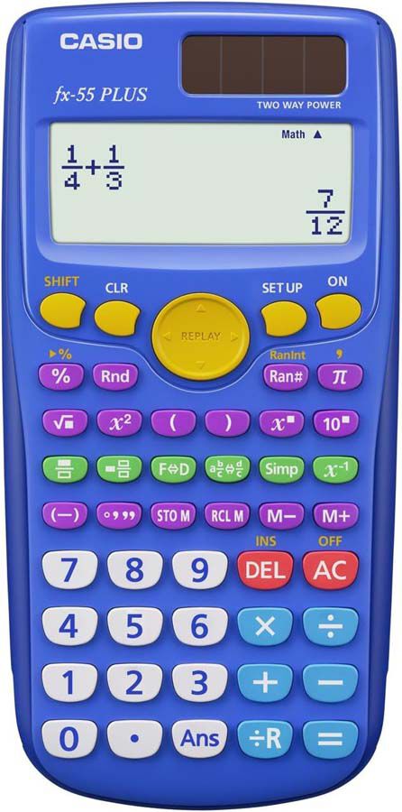 Calculadora cient&iacute;fica Casio FX-55 Plus