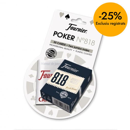 Baraja de cartas de p&oacute;quer