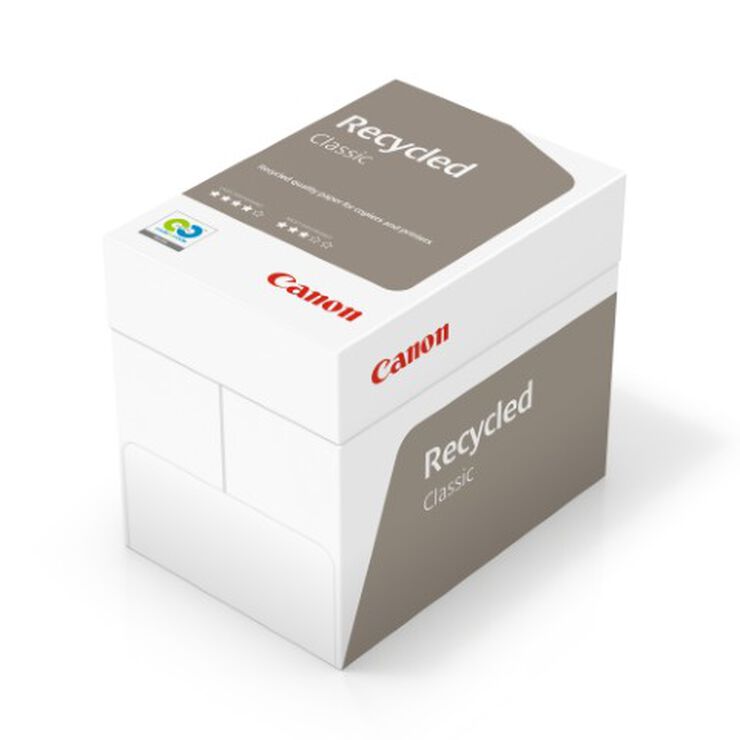 Papel reciclado Canon A4 80g 5 paquetes 500 hojas