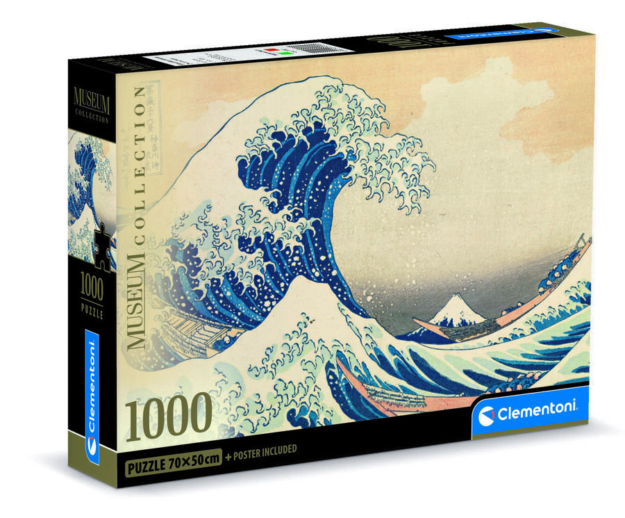 Puzle 1000 peces Compackbox Hokusai Gran Onada