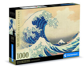 Puzle 1000 piezas Compackbox Hokusai Gran Ola
