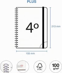 Agenda Escolar Plus W-O S/V Mult. 2026-2027 Malva