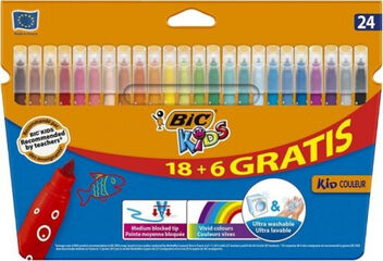 Rotuladores de colores BIC Color Up 24 rotuladores - Fieltro - Los mejores  precios