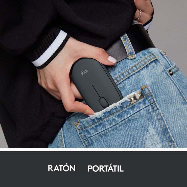 Ratolí Logitech Bluetooth Pebble M350 Grafit
