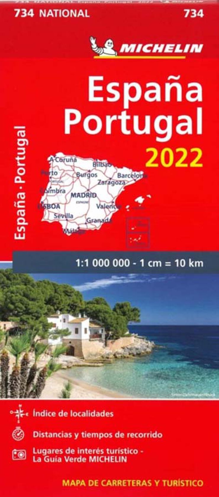 Mapa national España Portugal 2022