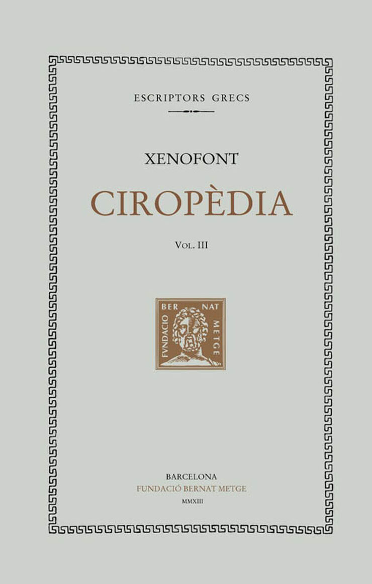 Ciropèdia, vol. III (llibres V-VI)