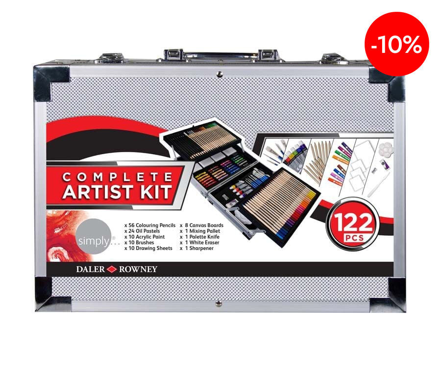 Set Art Essential Daler-Rowney 122 piezas