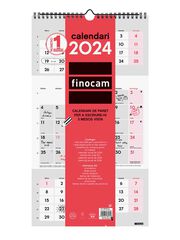 Calendario pared Finocam Escribir 3M/V 2024 cat