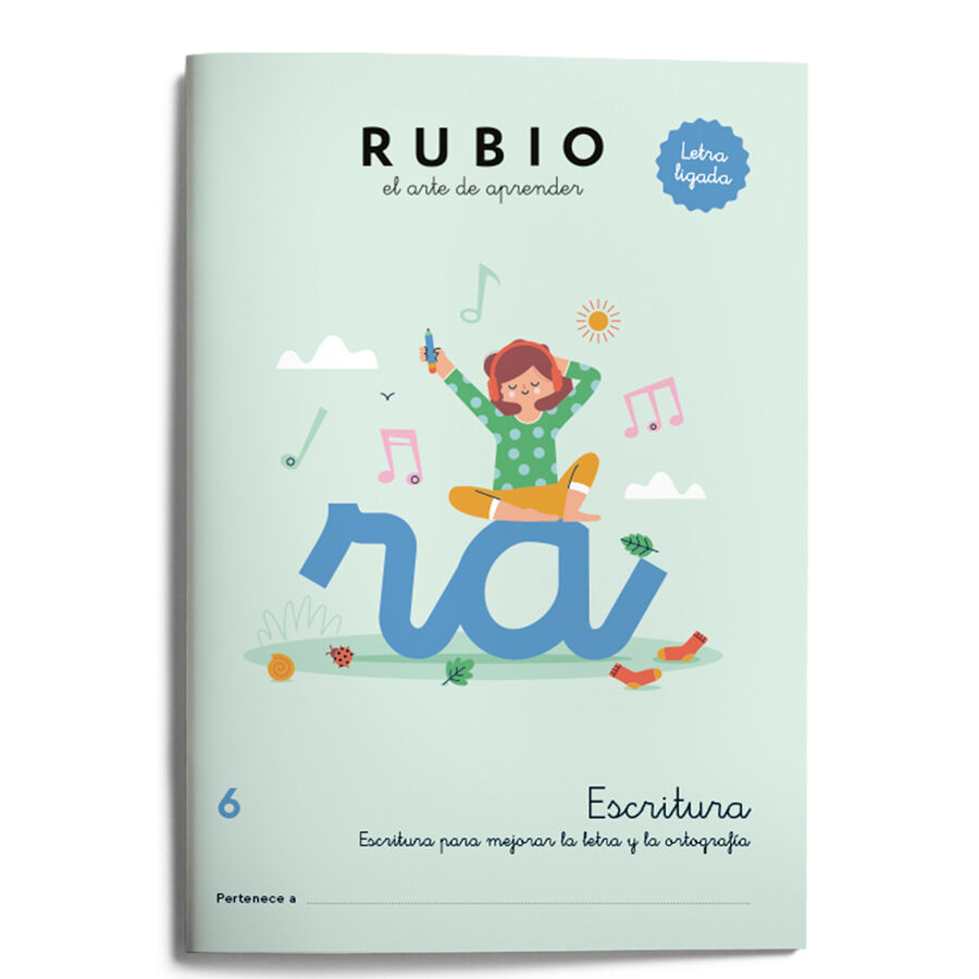 Escritura con letra ligada 6 (Educaci&oacute;n Primaria)