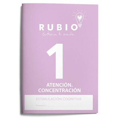 ESTCOG 1 ATENCIÓN Rubio 9788485109982
