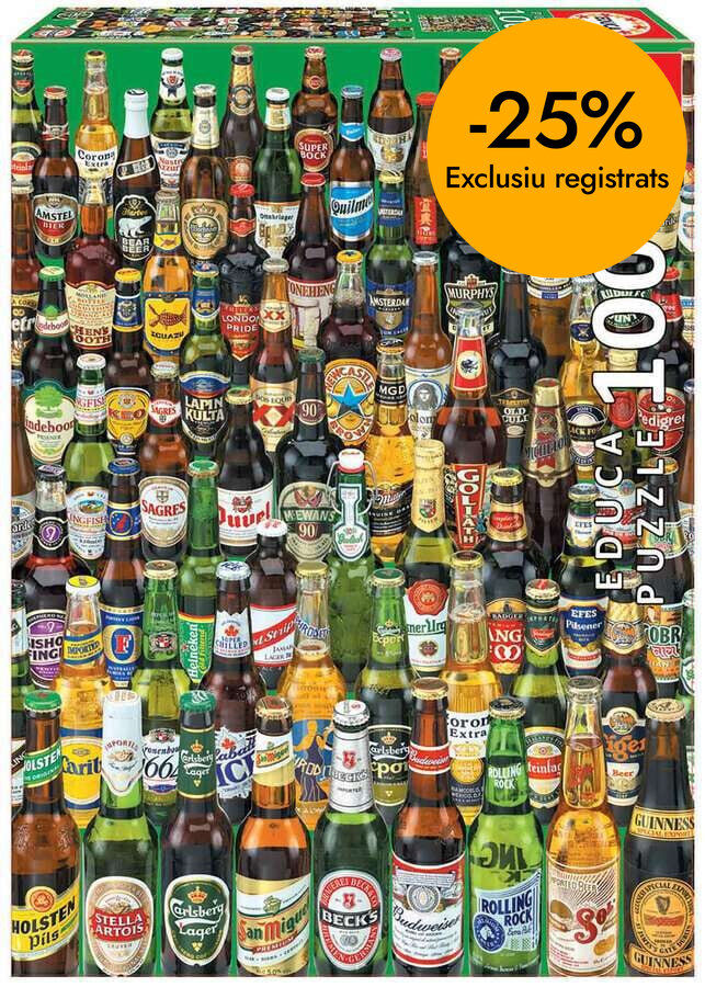 Puzle 1000 piezas Cervezas