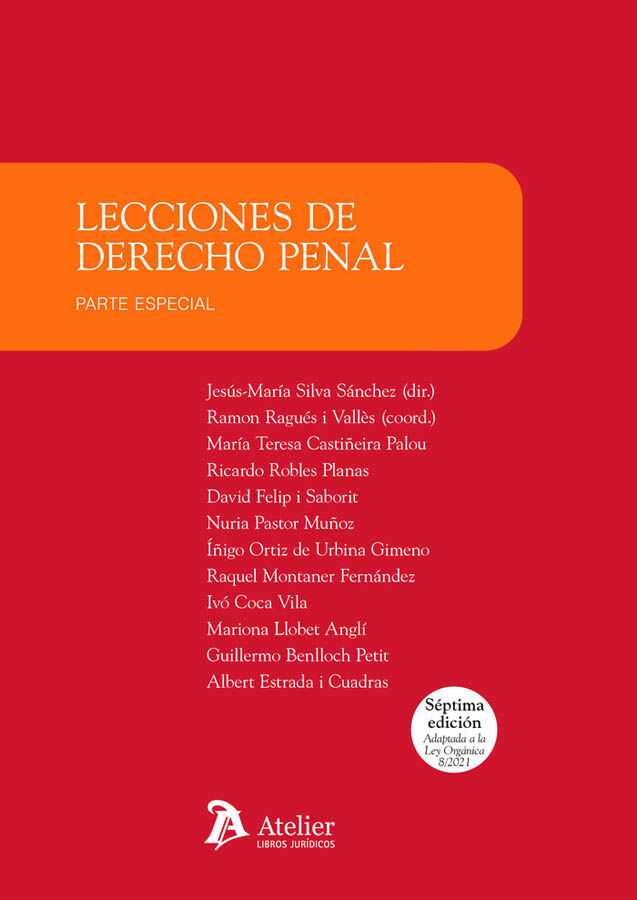 Lecciones de derecho penal. Parte especial.