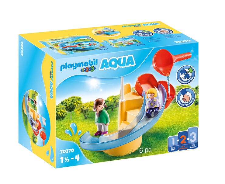 Playmobil 1.2.3 Tobogan Aquàtic 70270