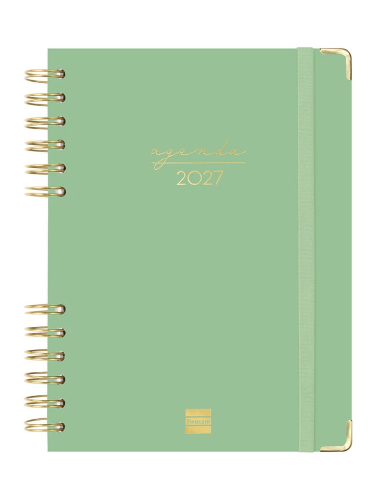 Agenda Finocam Alma Dia P&agrave;gina 2027 Castell&agrave; Verd