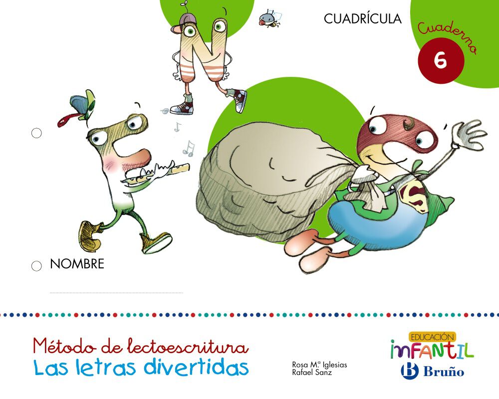 Letras Divertidas 6 Cuadrcula Infantil