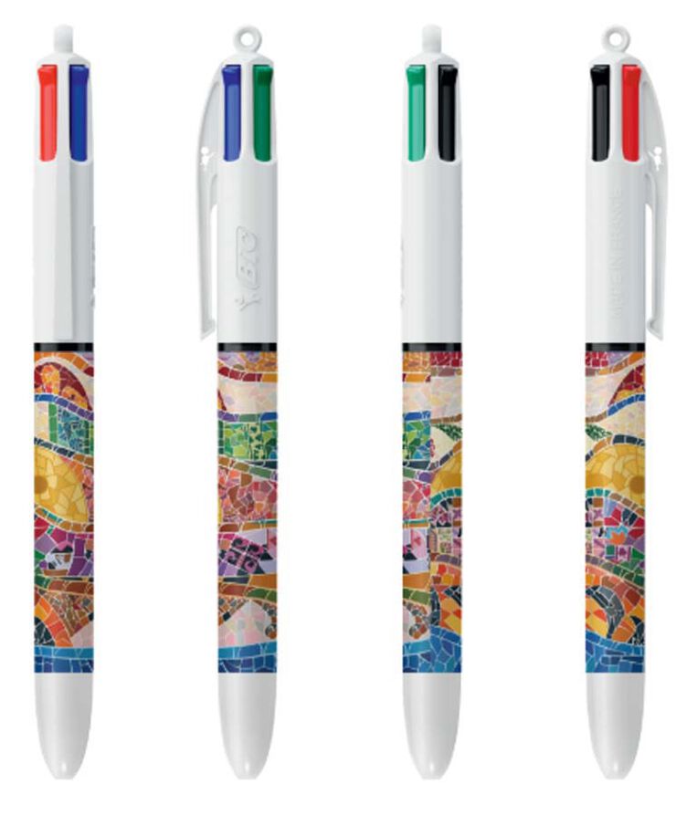 Bol&iacute;grafo BIC 4 Colores Edici&oacute;n Gaud&iacute;