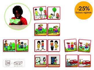 Joc d'associaci&oacute; Akros Les bones maneres Medi ambient