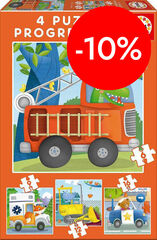 Puzle veh&iacute;culos de rescate