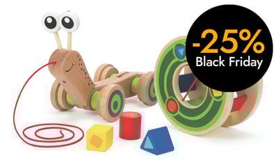 Arrossegall Cargol 3 en 1 de fusta