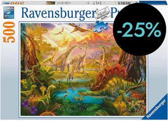 Puzle 500 peces Terra de diNosaures