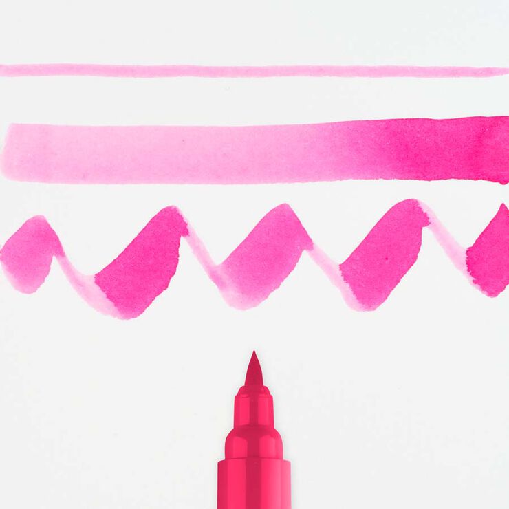 Retolador Ecoline Brush Pen rosa clar 361