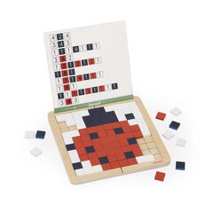 Mosaico de simetría y codificación