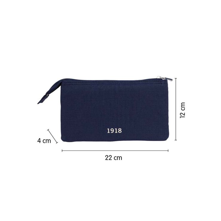 Estoig Milan 1918 3 cremalleres blau marí
