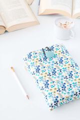 Funda de Libro Drapets Flores Turquesas interior aqua
