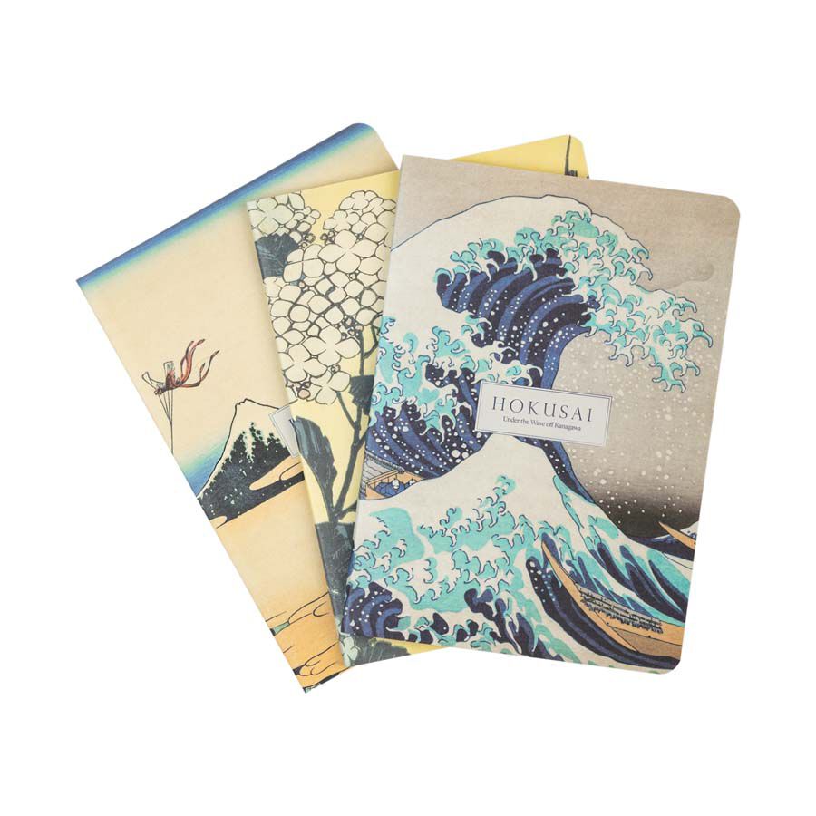 Pack 3 Libretas A6 Kokonote Hokusai