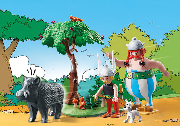 Playmobil Ast&egrave;rix La Ca&ccedil;a Del Senglar 71160