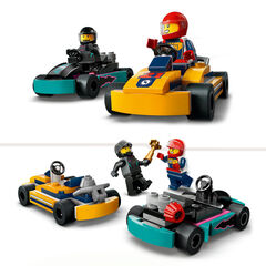 LEGO® City Karts y Pilotos de Carreras 60400